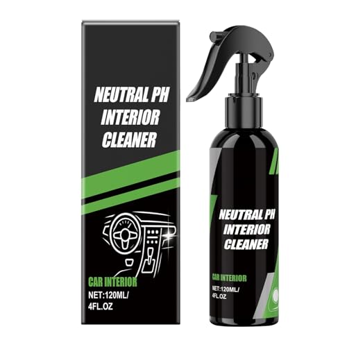 車内クリーナー - ダッシュボード修復クリーニング - 車内クリーナー 車内メンテナンス除染洗浄 油汚れ 靴跡 120ml 多目的中性インテリア ミスト 120ml シート ダッシュボード カーペット ソファ 家具用