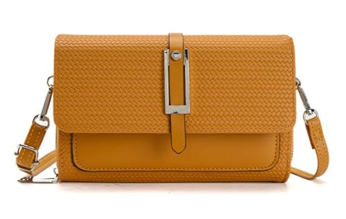 Image of P. Atelier Cell Phone Bag for Women, Crossbody Purse, Small Shoulder Bag | Wallet With 2 Compartments Credit Card Slots Coin Pocket Lightweight Adjustable Strap