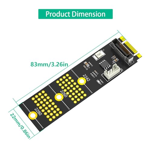 Adaptador B+M a carcasa de disco 2.5 pulgadas miniatura 5