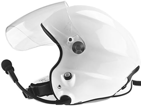 MLTS Highly Noise Cancle Double PTT Control Paramotor Helmet PPG Helmet XL (White)