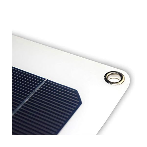 AUECOOR 4 Stück 100 W Solarpaneel, semi-flexibel, 400 W Solaranlage, Photovoltaik-Solarpanel, 12 V Batterie/Yacht… – Bild 5