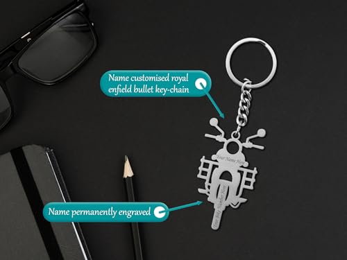 Image of SAVRI Personalized Stainless Steel Keychain | With Name Engraved | Premium Gift | Keyring for Office & Gifting