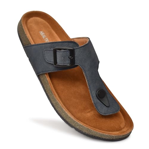 Image of HEALTH FIT Comfortable & LightWeight | Fashionable & Everyday Stylish & Durable Design Slip-on Style Flip Flops for Gents HF3078