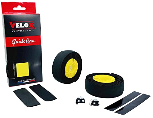 VELOX Lenkerband Maxi Cork Bi-Color schwarz/gelb