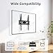 MOUNTUP Ultra Slim TV Wall Bracket for 26-60 inch Flat&Curved TV, Low Profile Wall Mount 23mm from Wall up to 45 KG, with Max VESA 400X400mm, EU0082-F