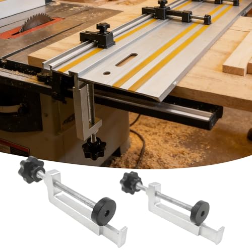 Serre-joint de fixation de scie à table robuste anti-déplacement pour atelier de menuiserie - 4