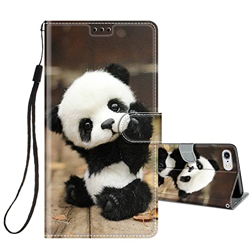 HopMore Flip Case for iPhone 6S / 6 Phone Case Protective Wallet Case for Girls Women Boys PU Kickstand Card Slot Holder Silicone Bumper 360 Degrees Shockproof Cover