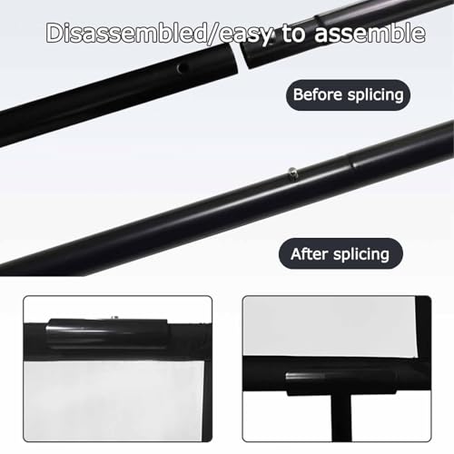 Pantalla para proyector portátil NEONMAN 104x58in con soporte miniatura 3