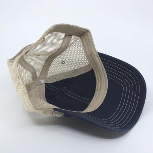 Image of The Vintage Year Washed Cotton Unstructured Soft Mesh Adjustable Trucker Baseball Cap
