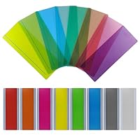 Realure 16 Pcs Upgrade Multi-Coloured Dyslexia Overlays, Large Reading Ruler Fast Guided Reading Strips Coloured Dyslexia Aids for Children Dyslexia Reduce Visual Stress Irlens Syndrome and ADHD