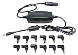 BiXPower 12V to 19V Car Charger DC Power Adapter with 12 Interchangeable Connectors