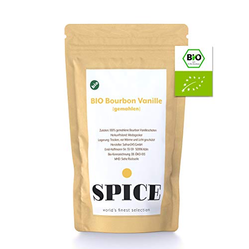 BIO Bourbon Vanille gemahlen - Bourbon Vanillepulver aus kontrolliert-biologischem Anbau Cover
