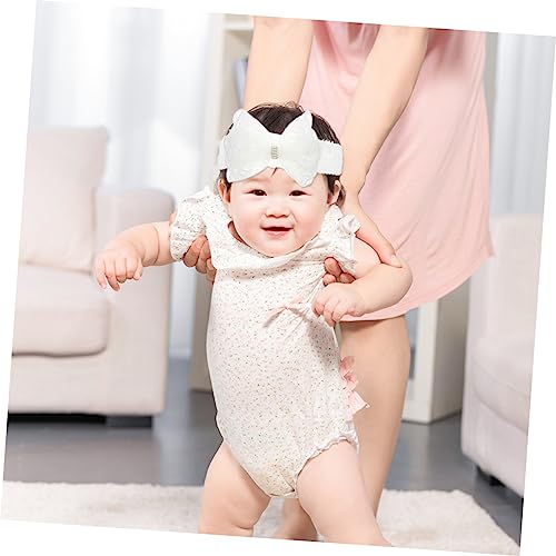 TOYANDONA Lace Bow Headband for White Butterfly Knot Hairband Soft Newborn Photography Prop Comfortable Hair Accessory4
