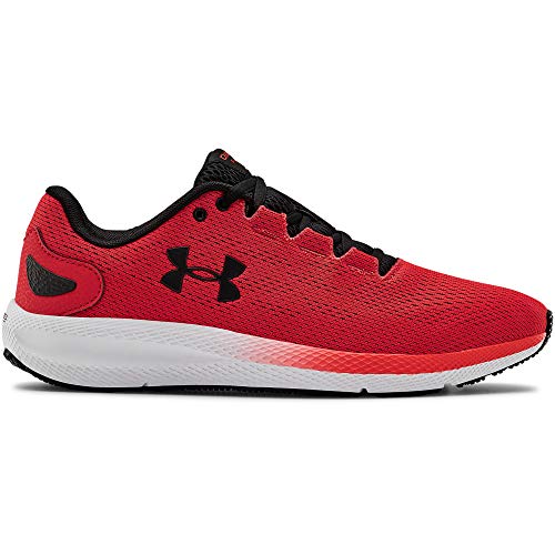 Under Armour Men's Charged Pursuit 2 Running Shoe, Versa Red (601)/White, 10.5 M