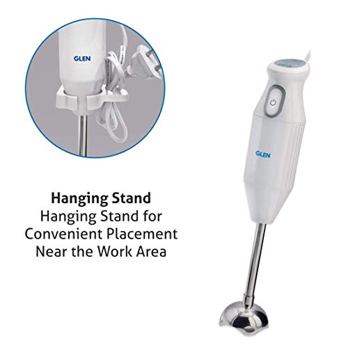 Image of Glen Stainless Steel Sa 4049 200 Watts Hand Blender (White)