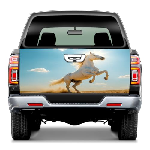 Pickup Truck Tailgate Wrap Sticker Waterproof Vinyl Decal Sunlit Horse