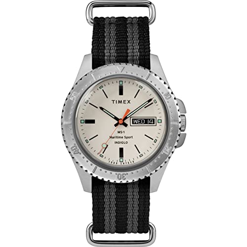 Timex x Todd Snyder TW2R83400 MS1 41mm Maritime Sport Fabric Strap Watch