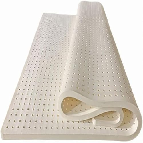 TFDRSEXVD Colchón de látex 100% Natural, firmeza Suave, 2,5 cm, Funda de algodón incluida, Apto para Dormitorio, Cama Doble o Individual.,2.5cm,110x190cm (43x75in)