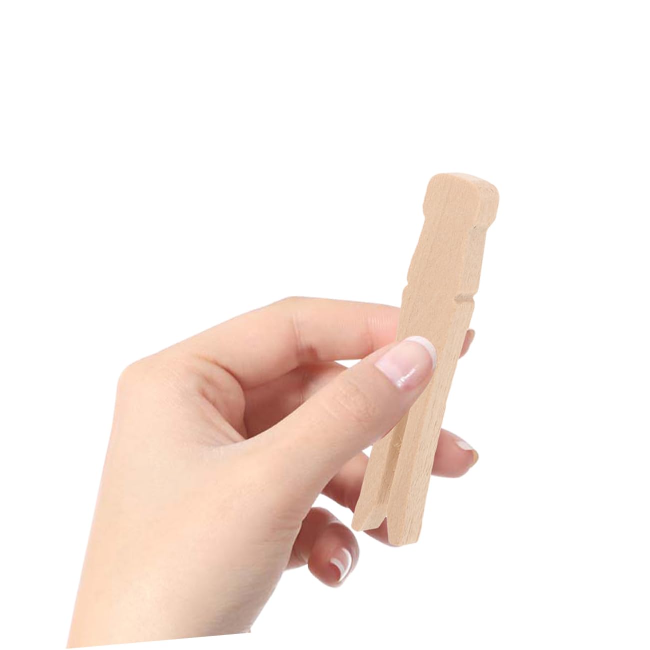 Mollette Piccole in Legno Rotonde 100 Pezzi Stile Classico Vintage | Molla Robusta, Presa Salda, Uso Versatile, Finitura Naturale per Bucato e Foto