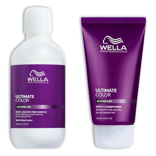 Wella Professionals Ultimate Color : après-shampoing et shampoing sans sulfate cheveux colorés