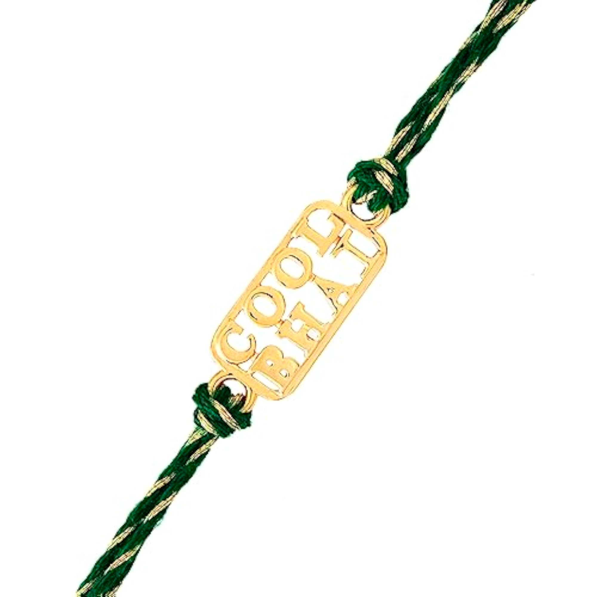 925 Silver Bhai Rakhi with Roli Chawal Pack