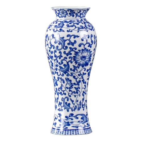 Florero vintage azul para planificación de bodas y mesas de centro 2