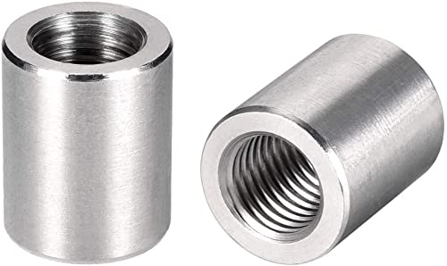 XYWHPGV Round Connector Nuts, M16x30mm Height Sleeve Rod bar Stud Nut Stainless Steel 304, Pack of 10(4469e 9e2c0 eb6ca d772e c9667 12a50