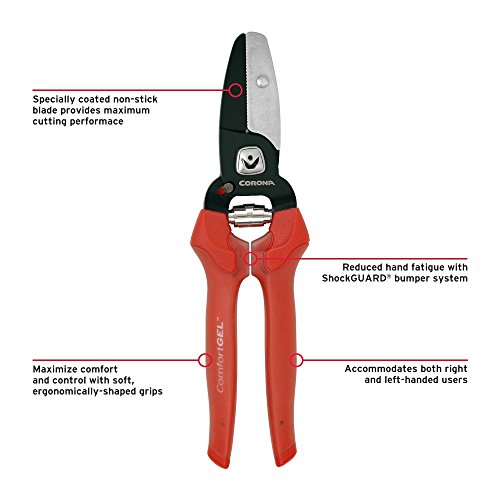 Corona Ap3234 Pruner Pruning Shear, Red #TOP1