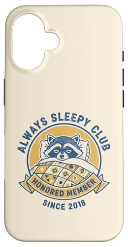 Always Sleepy Club �A���C�O�} �������D�� �ӑĂȃ��[���A �X�}�z�P�[�X iPhone 16 �p