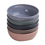 Vital Baby Nourish Perfectly Simple Bowls, Stackable, BPA-Free, EarthSmart Biodegradable, Microwave & Dishwasher Safe, Everyday Feeding Bowls for Toddlers & Adults 6m+, 5 Pack