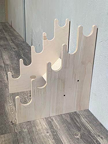 Factory Crafts Rifle Gun Rack Display Stand Storage Holder Table Top 5-Slot #TOP2