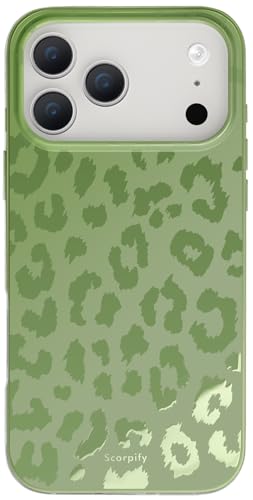 Coque iPhone 10 Pro imprimé guépard vert pour vos sorties quotidiennes