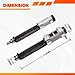 Nakkaa Engine Balance Shaft Set 06H198205A Compatible with EA888 MK2 2.0 TSI A4 A3 A5 A6 Q3 Q5 2008-2016 Drive Balancing Shafts Kit 06H198205N