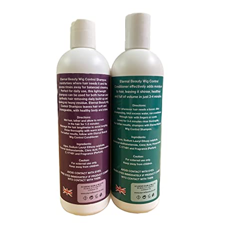 WIG SHAMPOO AND CONDITIONER FOR HUMAN & SYNTHETIC HAIR WIGS ****DEAL**** 400mL - Image 2