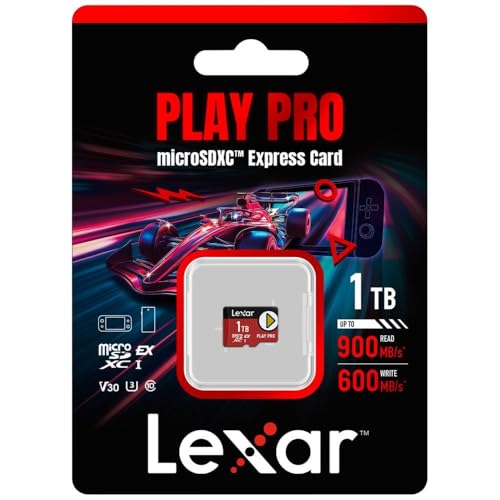Amazon | Lexar PLAY PRO microSDXC Expressカード 1TB 最大読込900MB