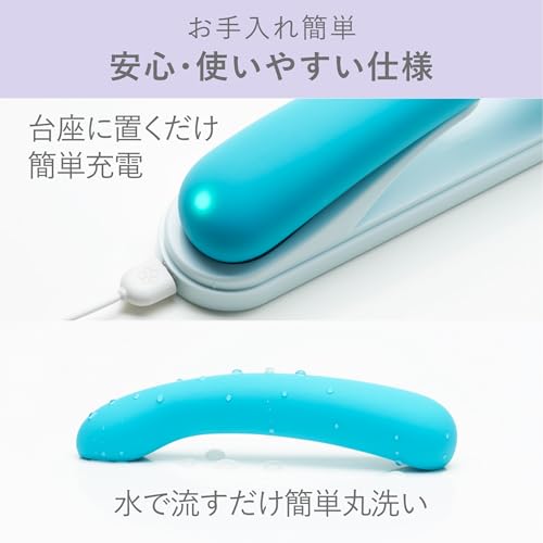 【iroha初 先端可動】イロハ フィットプラス あおなみ 女性用バイブ 中イキ 防水 強振動 - 画像6