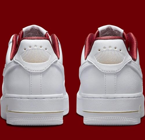 Nike Nike Air Force 1 07 SE Womens Trainers Dv7584 - White Team Red 100