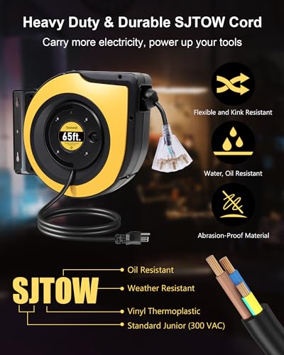 Treewell Retractable Extension Cord Reel thumb #4