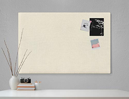 Pro-Graphx Fabric Bulletin Board Pinboard, 24 By 36 Inches, Cream #TOP1