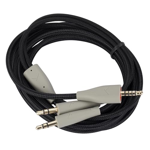 UNCLE LIGHT MMX100 Replacement Cable, Compatible with Beyerdynamic MMX100 Gaming Headset, 3.5mm Headsets Aux Cord, 6.6 Ft (2 Meters), Black