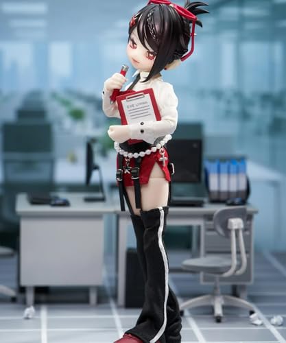 CALEMBOU Muñeca articulada Dual-Faced 18 cm miniatura 6