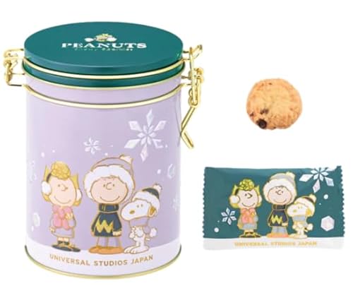 【ユニバーサルスタジオジャパン USJ 限定】チョコチップクッキー 缶「ユニバーサル・クリスマス・ジョイ 2025」スヌーピー お菓子 お土産 ユニバ グッズのサムネイル