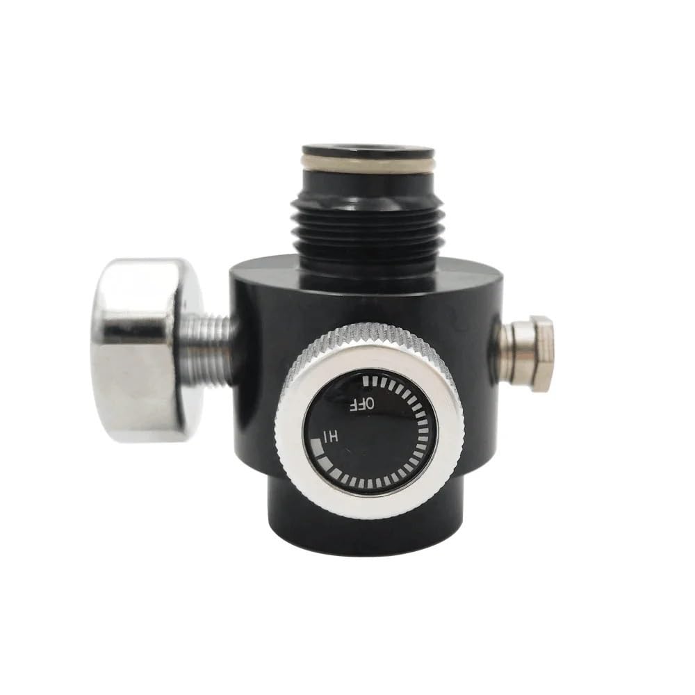 Herramienta neumática Regulador de aire CO2 Control de presión ajustable 0-200PSI o 0-800PSI apto for cilindro de tanque de roscas .825 "-14NGO G1/2-14(300psi gauge)
