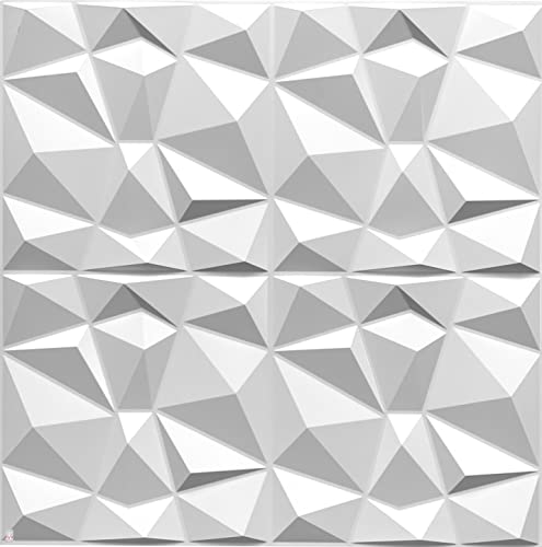 12 PCS/4,3qm 3D Kunstoff Wandpaneele Deckenpaneele Platten Paneele Wanddeko...