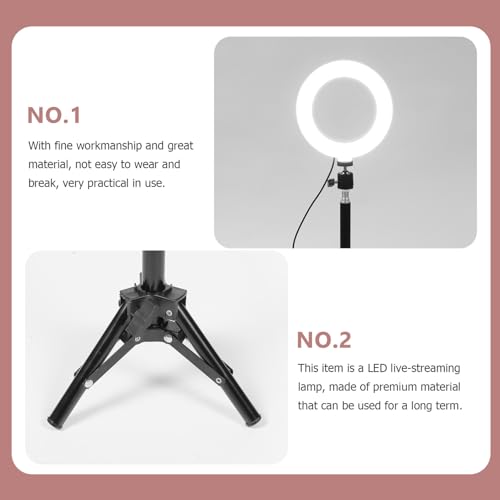 Lampe D'Appoint LED 50 CM GARVALON Éclairage Réglable Pliable avec Support - 6