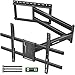 monTEK Langarm 1067mm TV Wandhalterung für 43-80 Zoll Bildschirme bis 50 kg, ausziehbare Wandhalterung Fernseher, Schwenk- und neigbar Fernseher Halterung, max. VESA 600 x 400 mm