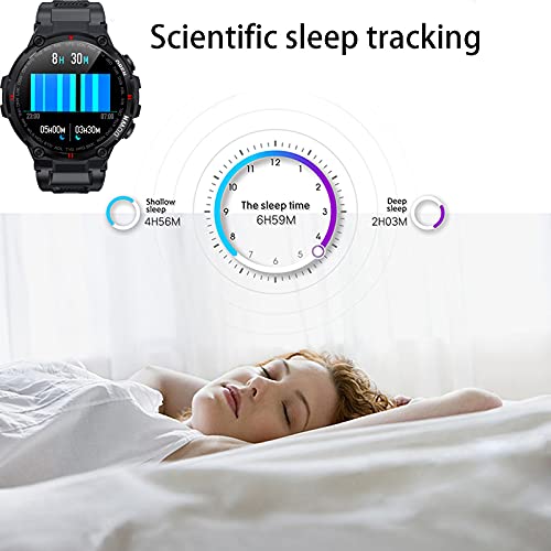 Foxhawk - Reloj Inteligente para Hombre (Respuesta y Alarma), Reloj ...