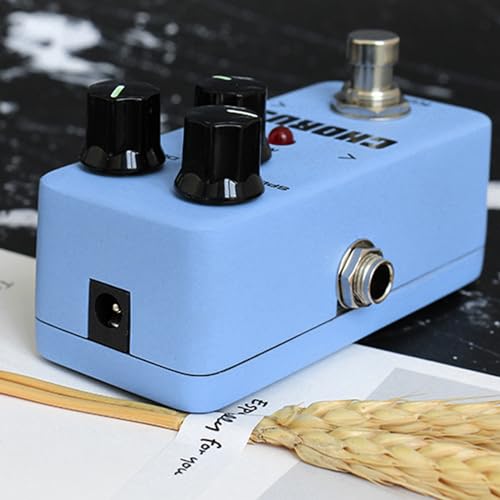 Jemora FCH2 CHORUS Pédale d’effet de guitare électrique Portable Effecteur de guitare Mini pédale d’effet de guitare électrique simple Effet analogique avec vitesse/profondeur/mélange 3 boutons de - Les Beatles, Paul McCartney, John Lennon, RIngo Starr, George Harrison Jemora FCH2 CHORUS Pédale d'effet de guitare électrique Portable Effecteur de guitare Mini pédale d'effet de guitare électrique simple Effet analogique avec vitesse/profondeur/mélange 3 boutons de – Image 3