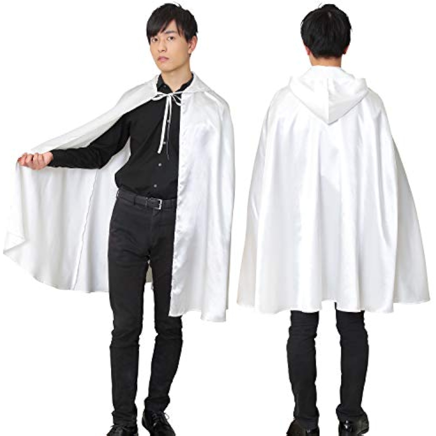 クリアストーン(Clearstone) コスプレ ハロウィン ホワイトマント ユニセックス ホワイト 詳細画像3