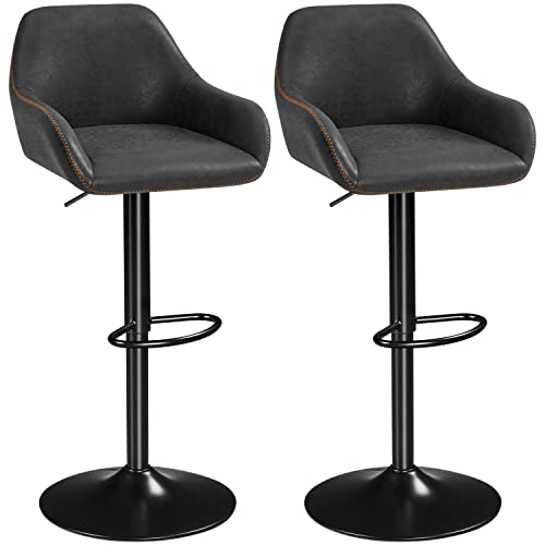 Confortevole: grazie all’imbottitura di qualità presente nello schienale, nei braccioli e nel sedile e alla ecopelle, questo sgabello vi offrirà un’esperienza di prima classe e confortevole. Lo schienale e i braccioli ergonomici proteggono efficacemente la colonna vertebrale dall'affaticamento o allieva la tensione in caso di postura scorretta o una lunga permanenza in poltrona.